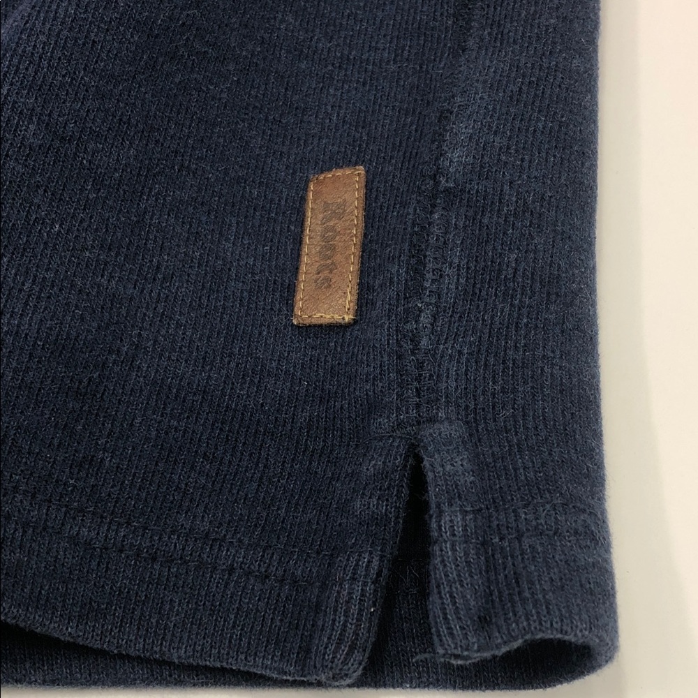 Roots ¼ Zip Sweatshirt – Denim Blue – Medium / Fits Like Men’s Small - Picture 12 of 14